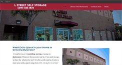 Desktop Screenshot of lstreetstorage.com