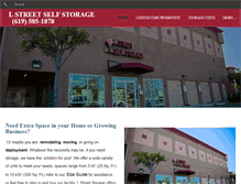 Tablet Screenshot of lstreetstorage.com